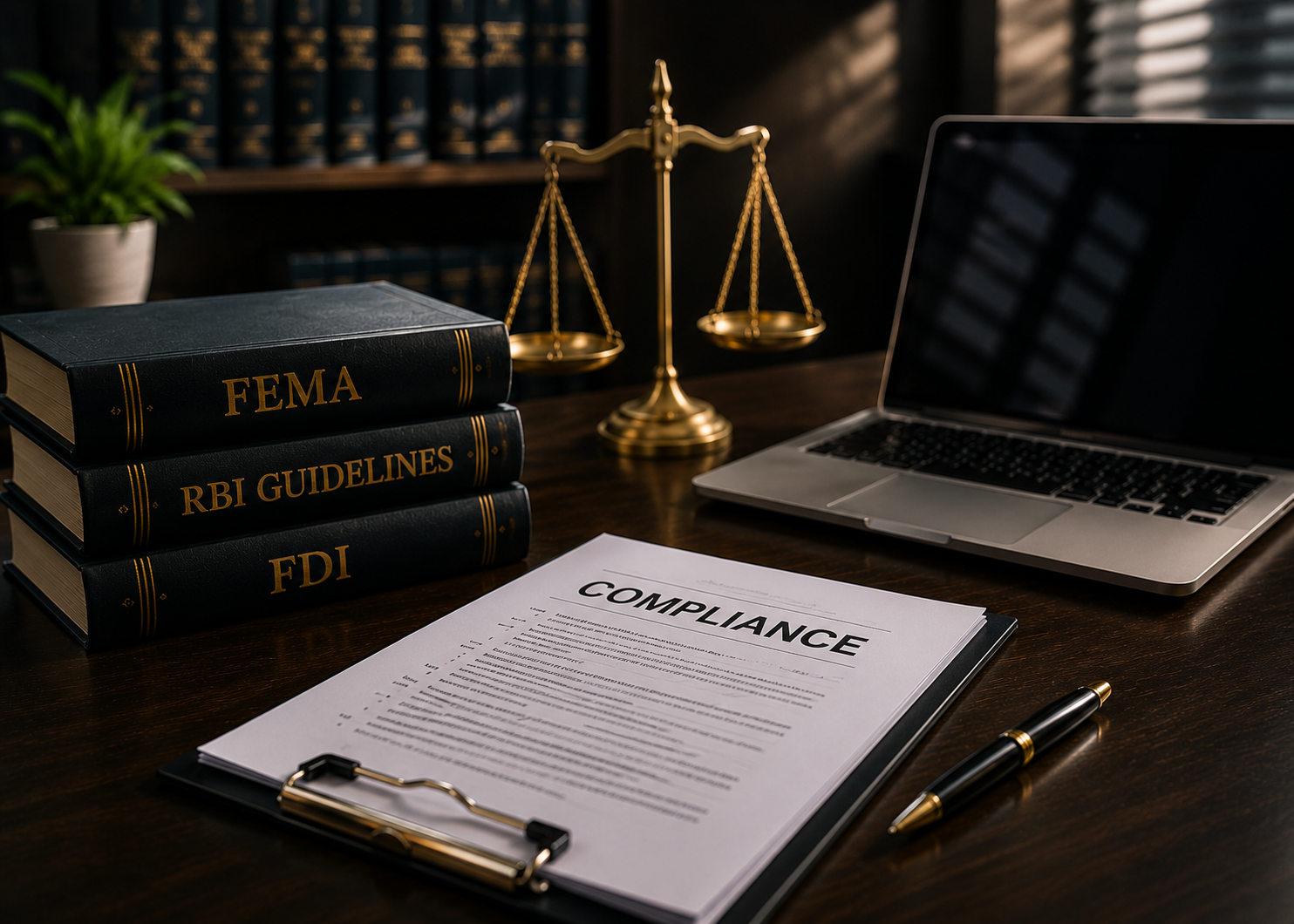 FEMA compliance and RBI regulatory filings for foreign direct investment transactions